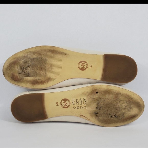 Michael Kors Cream Beaded/Woven Flats Size 9 - Picture 7 of 7